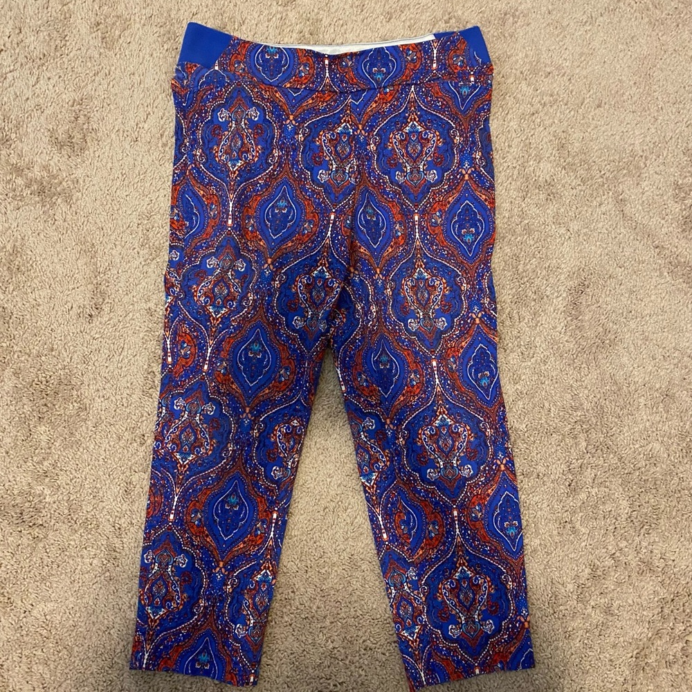 Blue capri pants
